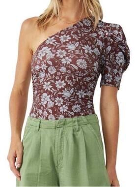 Free People Intimately Somethin’ Bout You Java Combo Thong Bodysuit Size XS New